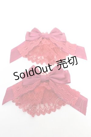 画像: Angelic Pretty / お姫様レースカフス  ワイン Y-25-12-25-071-AP-ZA-SZ-ZY