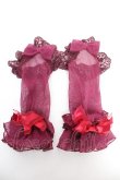 画像1: Angelic Pretty / Midnightレースグローブ  ワイン Y-25-12-25-072-AP-ZA-SZ-ZY (1)