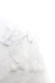 画像1: MARBLE / モチーフ付き指先ボリュームレースグローブ  ホワイト Y-25-12-25-073-GO-ZA-SZ-ZY (1)