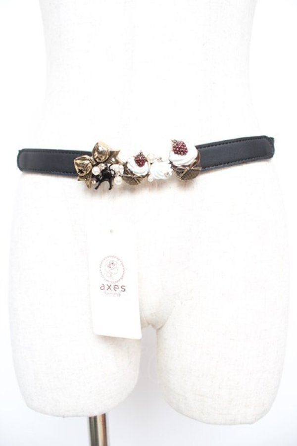 画像2: axes femme POETIQUE / マジカルスウィーツゴムベルト  Aゴールド Y-25-12-25-077-AX-ZA-SZ-ZY (2)