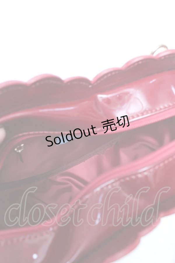 画像4: Snowdrop to Saint Maria / エナメルハートバッグ  ボルドー Y-25-12-25-080-LO-BG-SZ-ZY (4)