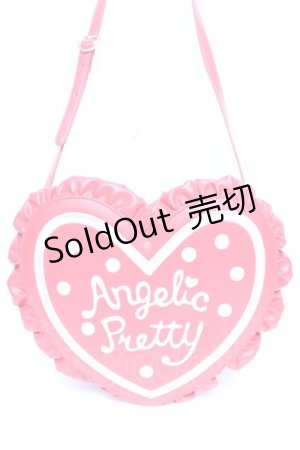 画像: Angelic Pretty / ドットロゴハートショルダーバッグ  赤 Y-25-12-25-081-AP-BG-SZ-ZY