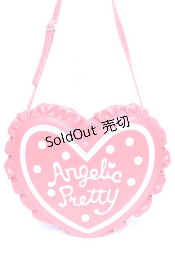 画像1: Angelic Pretty / ドットロゴハートショルダーバッグ  赤 Y-25-12-25-081-AP-BG-SZ-ZY (1)