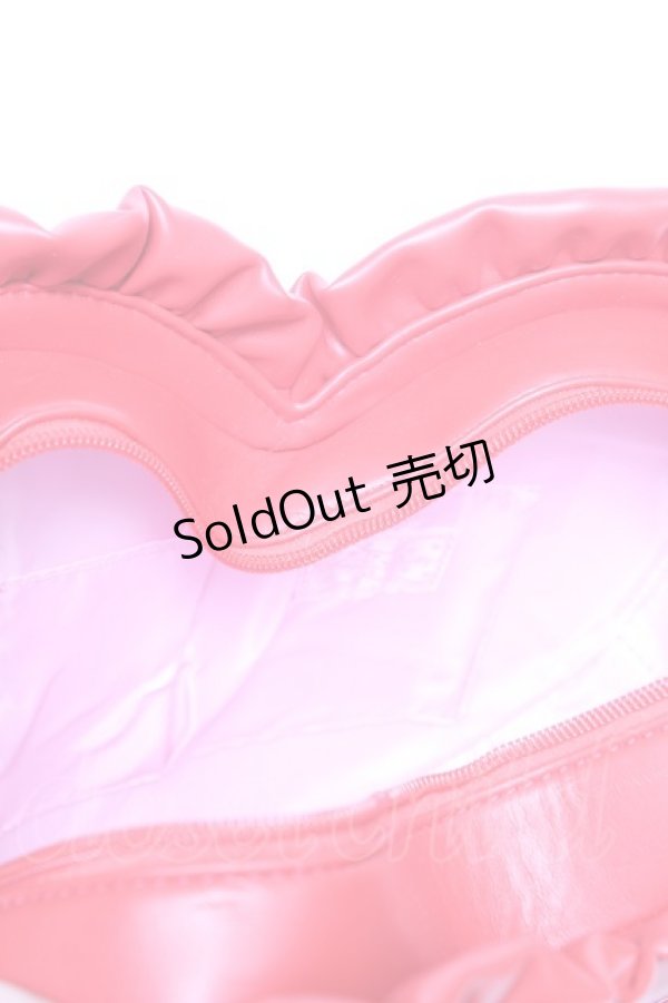 画像5: Angelic Pretty / ドットロゴハートショルダーバッグ  赤 Y-25-12-25-081-AP-BG-SZ-ZY (5)