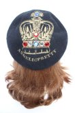 画像1: Angelic Pretty / Antique Crownベレー帽  黒 Y-25-12-25-084-AP-AC-SZ-ZY (1)