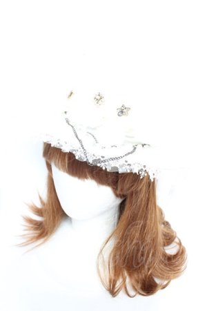 画像: Hoshibako Works / サマーウィッチハット  ホワイト Y-25-12-25-086-LO-AC-SZ-ZY