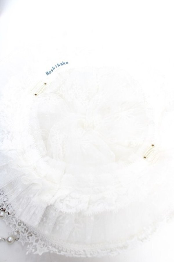 画像5: Hoshibako Works / サマーウィッチハット  ホワイト Y-25-12-25-086-LO-AC-SZ-ZY (5)