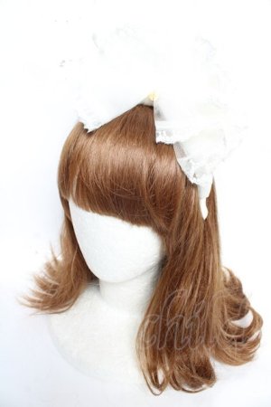 画像: Angelic Pretty / Decorationチュールカチューシャ  白 Y-25-12-25-091-AP-AC-SZ-ZY