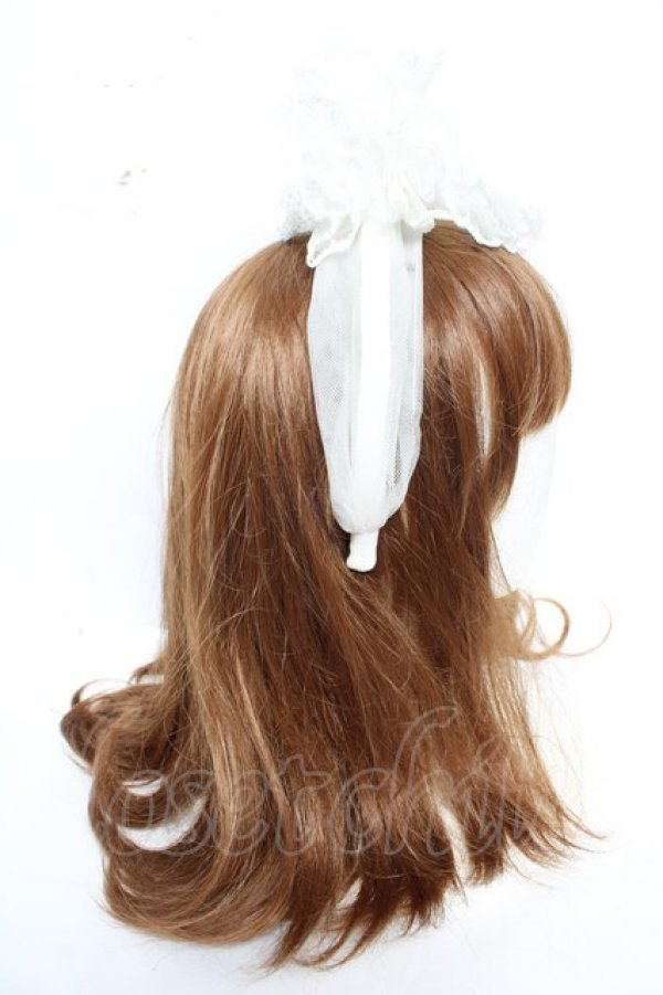 画像3: Angelic Pretty / Decorationチュールカチューシャ  白 Y-25-12-25-091-AP-AC-SZ-ZY (3)