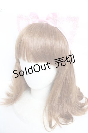 画像: Angelic Pretty / Fleur Catカチューシャ  ピンク Y-25-12-25-092-AP-AC-SZ-ZY