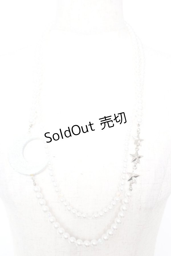 画像1: Angelic Pretty / Nighty Moonネックレス  シルバー Y-25-12-25-011-AP-AC-SZ-ZY (1)