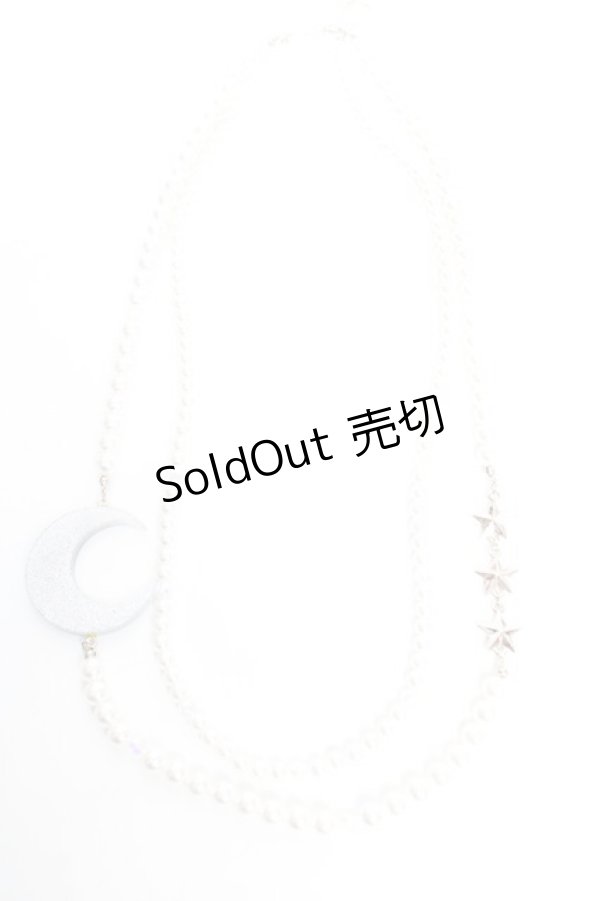 画像2: Angelic Pretty / Nighty Moonネックレス  シルバー Y-25-12-25-011-AP-AC-SZ-ZY (2)