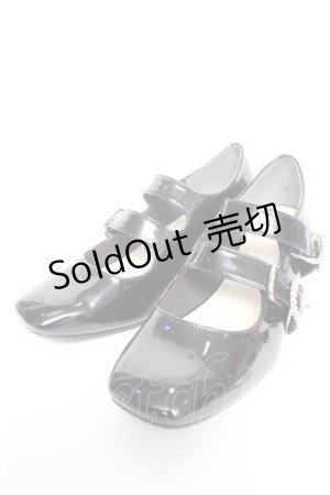 画像: axes femme POETIQUE / ビジューバックルパンプス L 黒Y-25-12-25-101-AX-SH-SZ-ZTK029