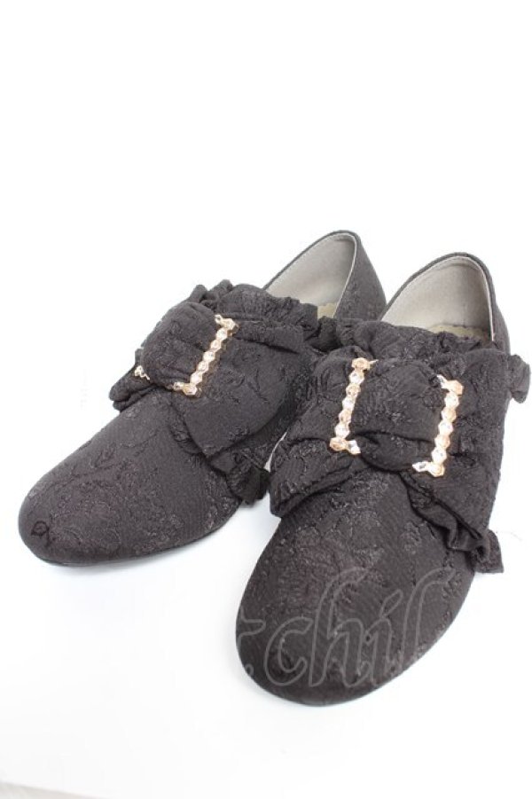 画像1: axes femme kawaii / ロココシューズ L 黒 Y-25-12-25-105-AX-SH-SZ-ZY (1)