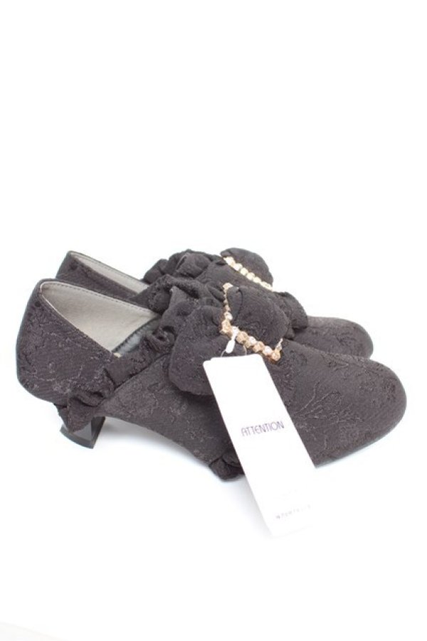 画像4: axes femme kawaii / ロココシューズ L 黒 Y-25-12-25-105-AX-SH-SZ-ZY (4)