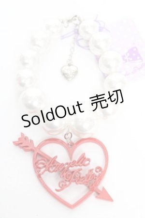 画像: Angelic Pretty / Dolly Heartブレスレット  レッド Y-25-12-25-013-AP-AC-SZ-ZY