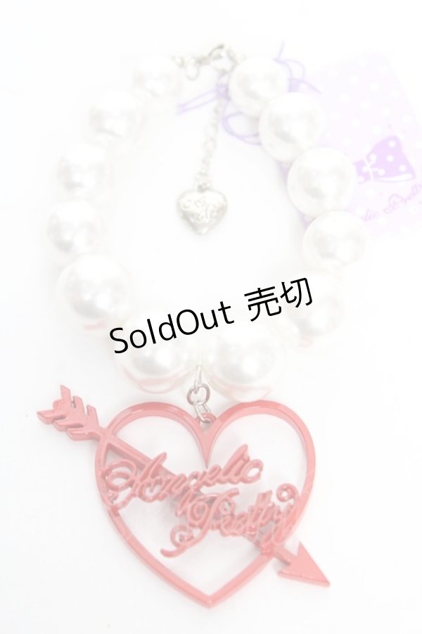 画像1: Angelic Pretty / Dolly Heartブレスレット  レッド Y-25-12-25-013-AP-AC-SZ-ZY (1)