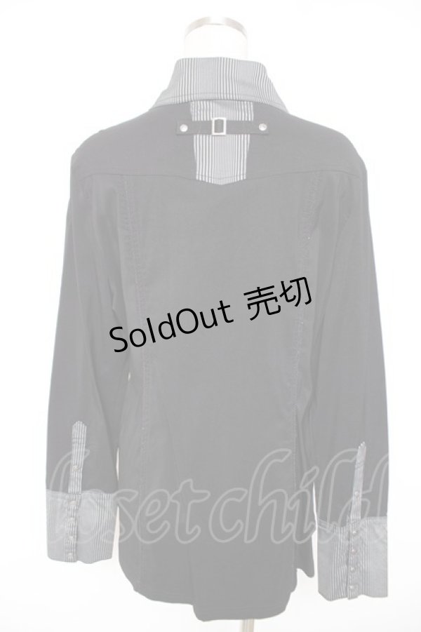 画像2: Rozen Kavalier / エンブレム刺繍ブラウス  黒 Y-25-12-25-112-OO-BL-SZ-ZY (2)