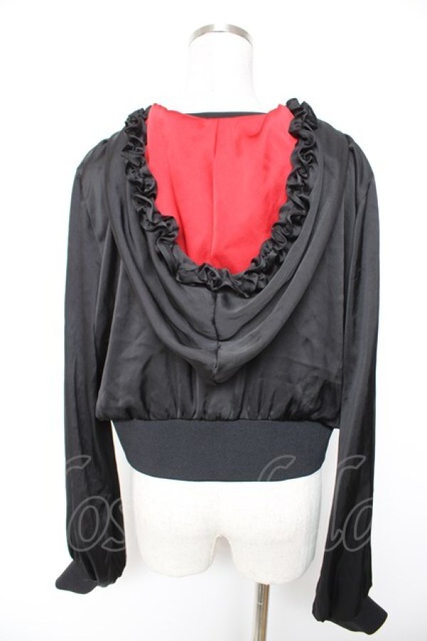 画像2: Angelic Pretty / Dolly Heartパーカ  黒 Y-25-12-25-116-AP-TO-SZ-ZY (2)