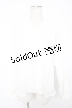 画像: Jane Marple Dans Le Salon / スカラップレースブラウス M 白 Y-25-12-25-124-JM-BL-SZ-ZY