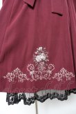 画像3: axes femme / フラワー刺繍連釦ワンピース F ワイン Y-25-12-25-133-AX-OP-SZ-ZY (3)