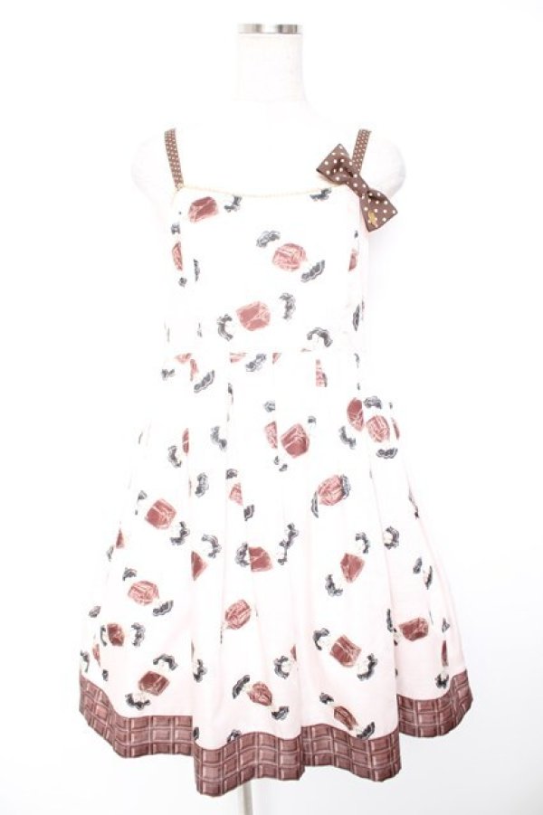 画像1: Leur Getter / チョコキャンディキャミワンピース M ピンク Y-25-12-25-138-LU-OP-SZ-ZY (1)