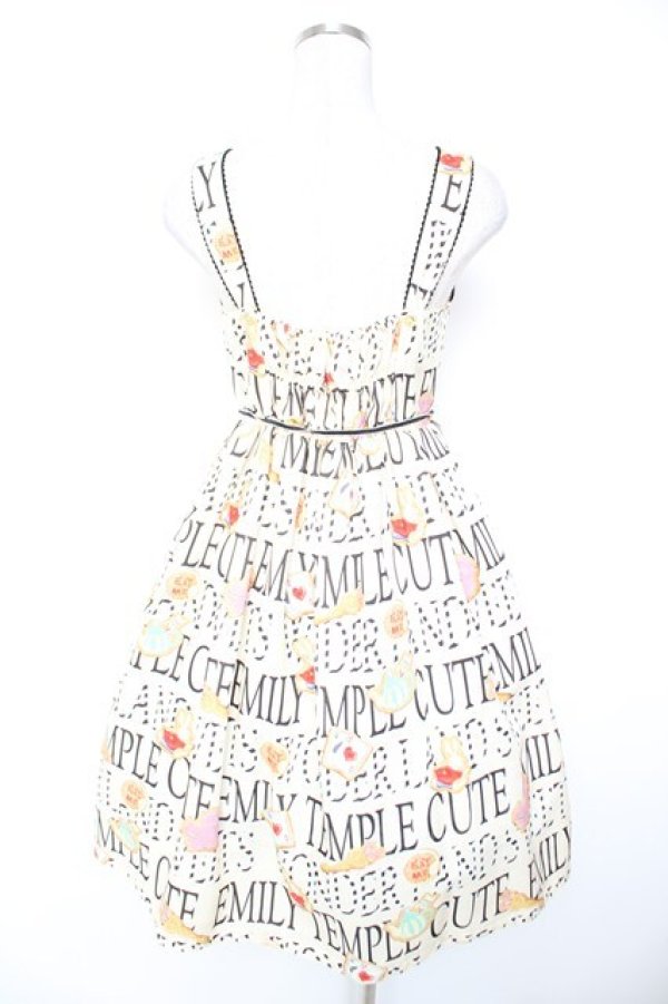 画像2: Emily Temple cute / WONDER LANDクッキーノースリーブワンピース  クリーム Y-25-12-25-142-ET-OP-SZ-ZY (2)