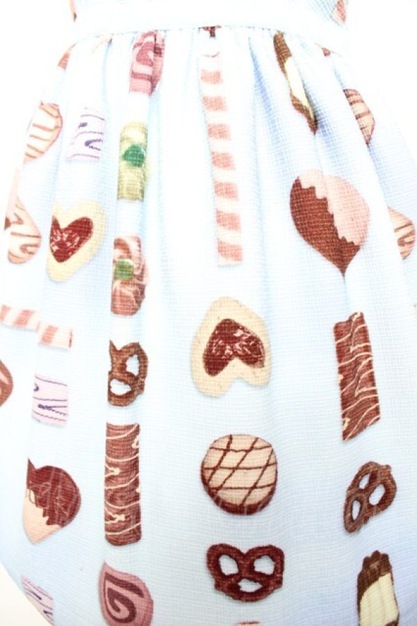 画像4: MILK / COOKIE GIRLワンピース  サックスベース Y-25-12-25-143-ML-OP-SZ-ZY (4)