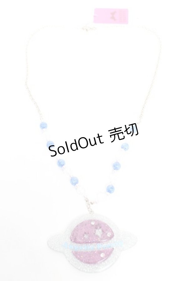 画像3: Angelic Pretty / Galaxy Planetネックレス  ネイビー Y-25-12-25-017-AP-AC-SZ-ZY (3)