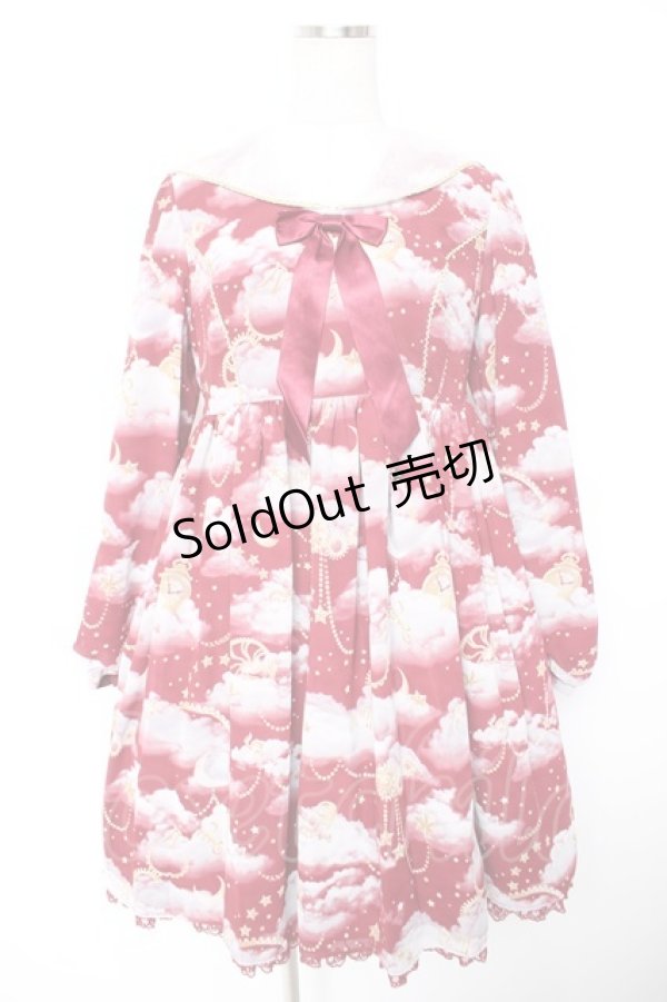 画像1: Angelic Pretty / Khronos Utopiaワンピース  ワイン Y-25-12-25-149-AP-OP-SZ-ZY (1)