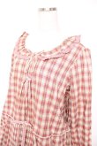 画像3: PINK HOUSE / オリジナルチェックワンピース F ベージュ×赤 Y-25-12-25-153-LO-OP-SZ-ZY (3)