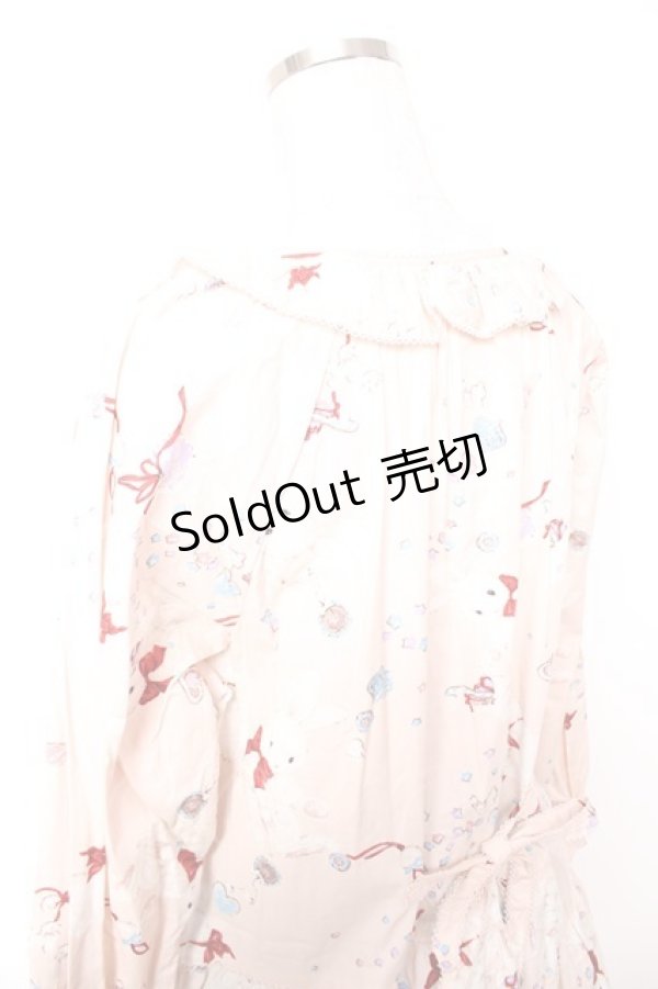 画像5: PINK HOUSE / エトワールシュクレプリントミディワンピース F ピンク Y-25-12-25-154-LO-OP-SZ-ZY (5)