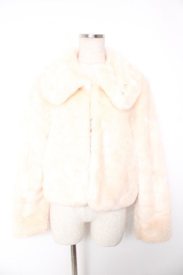 画像1: LIZ LISA / ファージャケット 0 アイボリー Y-25-12-25-156-LO-JA-SZ-ZY (1)