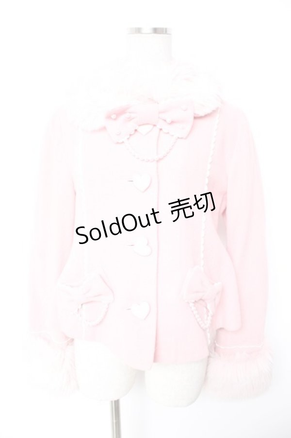 画像1: Angelic Pretty / ドラマチックGirlコート(モッサー)  ピンク Y-25-12-25-157-AP-CO-SZ-ZY (1)