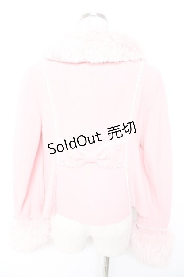 画像2: Angelic Pretty / ドラマチックGirlコート(モッサー)  ピンク Y-25-12-25-157-AP-CO-SZ-ZY (2)