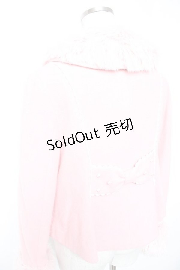 画像4: Angelic Pretty / ドラマチックGirlコート(モッサー)  ピンク Y-25-12-25-157-AP-CO-SZ-ZY (4)