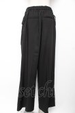 画像2: axes femme / 調節ボタンストレートパンツ L 黒 Y-25-12-25-167-AX-PA-SZ-ZY (2)