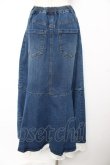画像2: axes femme NOSTALGIE / 裾レースデニムスカート M インディゴ Y-25-12-25-171-AX-SK-SZ-ZY (2)