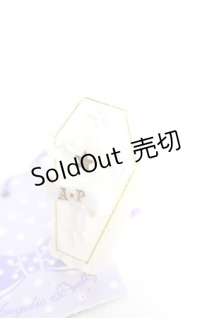 画像: Angelic Pretty / Horrorコフィンリング  ホワイト Y-25-12-25-003-AP-AC-SZ-ZY