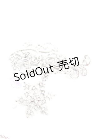 画像: axes femme / スノーモチーフバレッタ  シルバー Y-25-12-25-023-AX-AC-SZ-ZY