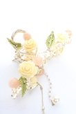 画像2: axes femme POETIQUE / ローズヘアークリップ  生成り Y-25-12-25-025-AX-AC-SZ-ZY (2)