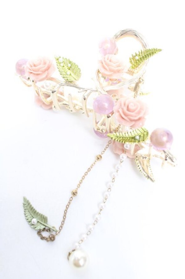 画像1: axes femme POETIQUE / ローズヘアークリップ  ラベンダー Y-25-12-25-026-AX-AC-SZ-ZY (1)