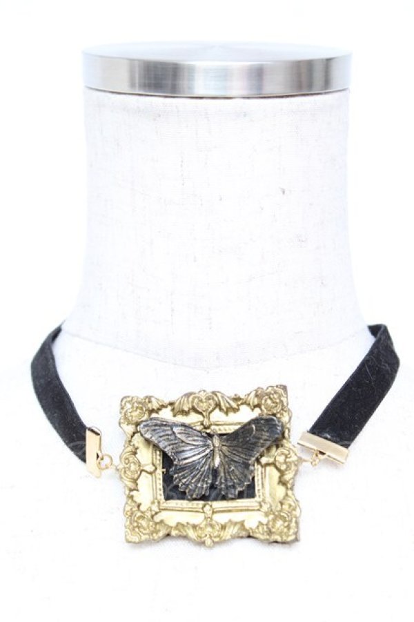 画像1: BooDo堂 / 蝶のチョーカー   Y-25-12-25-027-GO-AC-SZ-ZY (1)