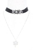 画像1: axes femme / スノークリスタルチョーカー  シルバー Y-25-12-25-028-AX-AC-SZ-ZY (1)