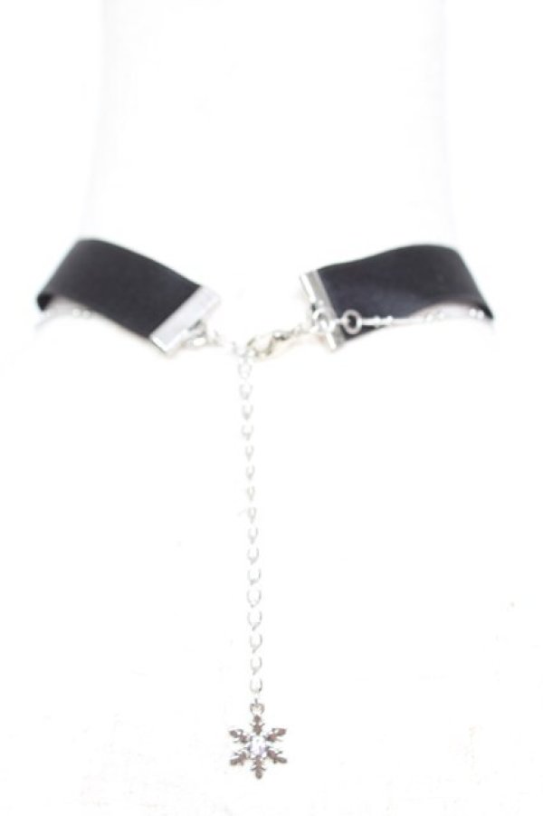 画像2: axes femme / スノークリスタルチョーカー  シルバー Y-25-12-25-028-AX-AC-SZ-ZY (2)