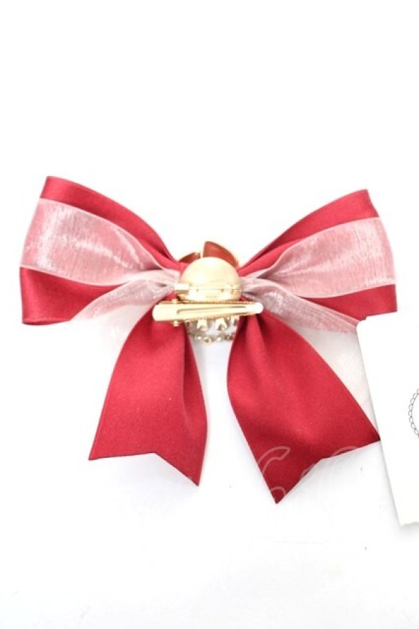 画像2: axes femme POETIQUE / ガトー・フレーズマルチリボン  赤 Y-25-12-25-032-AX-AC-SZ-ZY (2)