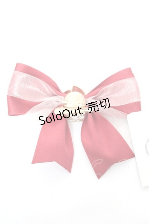 画像2: axes femme POETIQUE / ガトー・フレーズマルチリボン  赤 Y-25-12-25-032-AX-AC-SZ-ZT445-F007 (2)