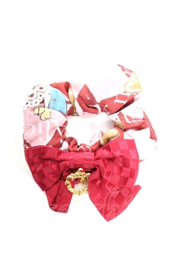 画像1: BABY, THE STARS SHINE BRIGHT / シュシュ（Alice In Wonderland）  レッド Y-25-12-25-036-BA-ZA-SZ-ZY (1)