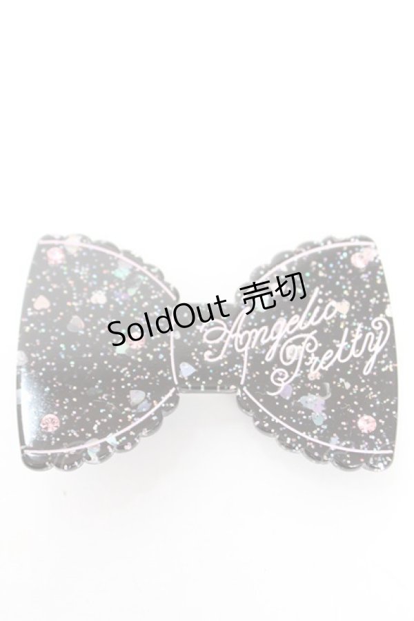 画像1: Angelic Pretty / きらめきリボンクリップ  黒 Y-25-12-25-038-AP-AC-SZ-ZY (1)