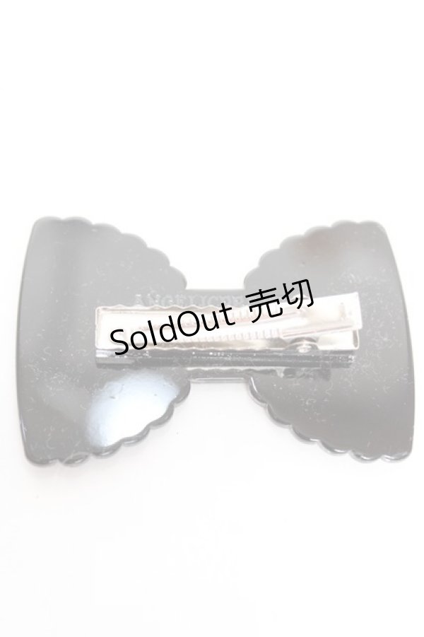 画像2: Angelic Pretty / きらめきリボンクリップ  黒 Y-25-12-25-038-AP-AC-SZ-ZY (2)